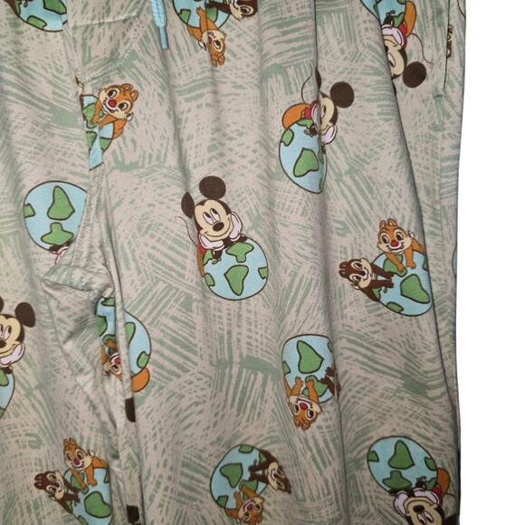 ⭐️NWOT Disney Mickey Mouse Earth Day Lounge Pants Sz L - Picture 7 of 7